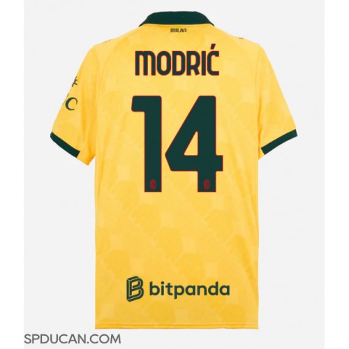 Muški Nogometni Dres AC Milan Luka Modric #14 Rezervni 2025-26 Kratak Rukav